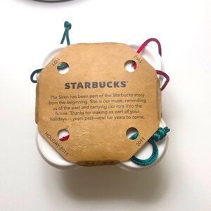 NWT Starbucks 4 Count Holiday 2011 Ornaments